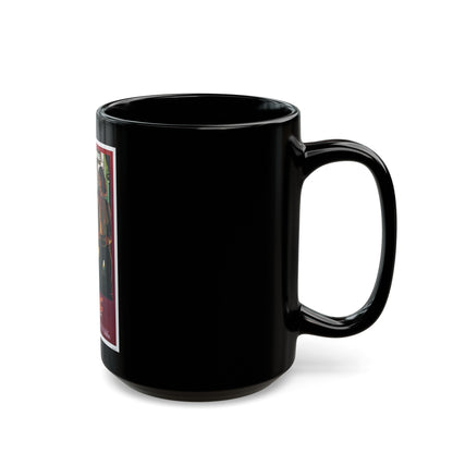 ALLEY CAT 1984 Movie Poster - Black Coffee Mug-The Sticker Space