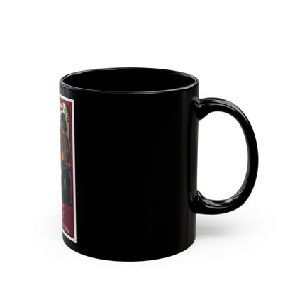 ALLEY CAT 1984 Movie Poster - Black Coffee Mug-The Sticker Space