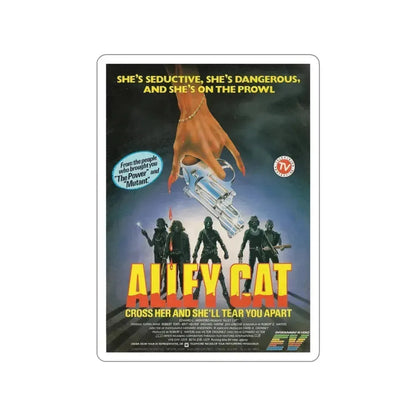 ALLEY CAT (2) 1984 Movie Poster STICKER Vinyl Die-Cut Decal 5 Inch - The Sticker Space