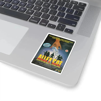 ALLEY CAT (2) 1984 Movie Poster - STICKER Vinyl Kiss-Cut Decal - The Sticker Space