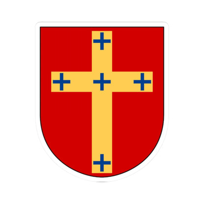 Allhelgona församling vapen (Sweden) (Coat of Arms) STICKER Vinyl Kiss-Cut Decal 2 Inch White - The Sticker Space