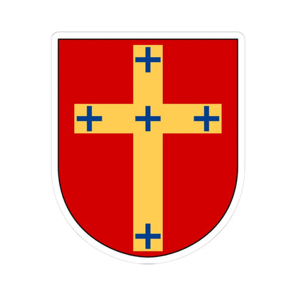 Allhelgona församling vapen (Sweden) (Coat of Arms) STICKER Vinyl Kiss-Cut Decal 3 Inch White - The Sticker Space