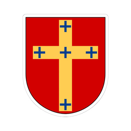 Allhelgona församling vapen (Sweden) (Coat of Arms) STICKER Vinyl Kiss-Cut Decal 6 Inch White - The Sticker Space