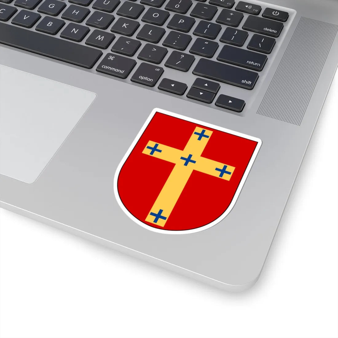Allhelgona församling vapen (Sweden) (Coat of Arms) STICKER Vinyl Kiss-Cut Decal - The Sticker Space