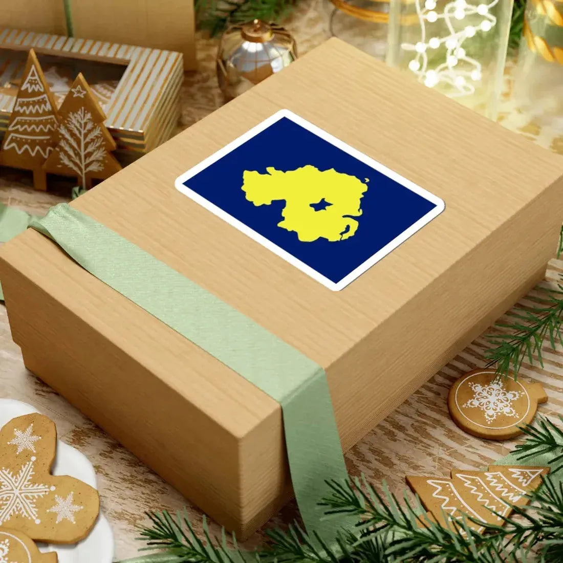 Alliance Northern Ireland flag (Ireland) STICKER Vinyl Kiss-Cut Decal - The Sticker Space