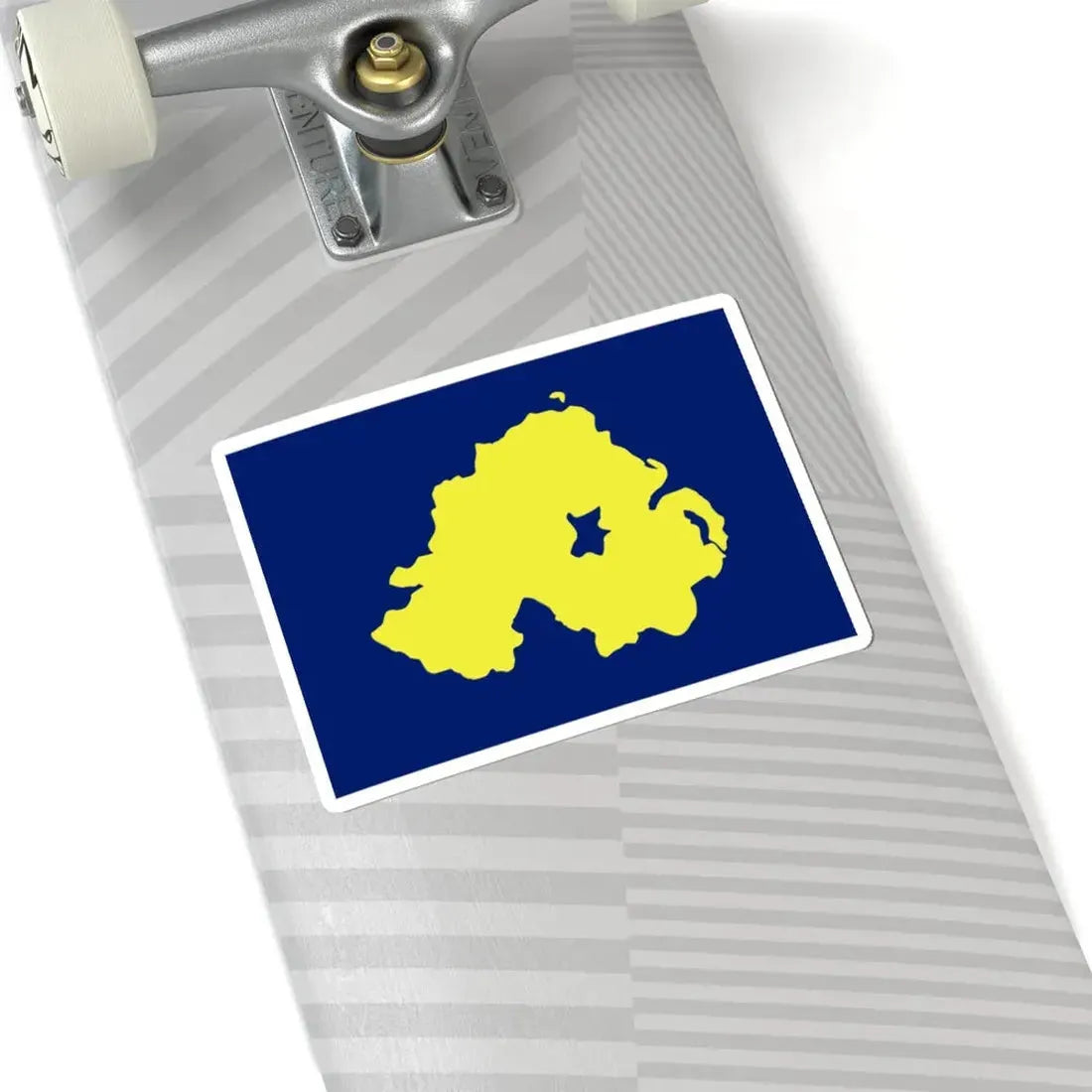 Alliance Northern Ireland flag (Ireland) STICKER Vinyl Kiss-Cut Decal - The Sticker Space