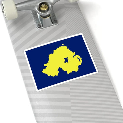 Alliance Northern Ireland flag (Ireland) STICKER Vinyl Kiss-Cut Decal - The Sticker Space