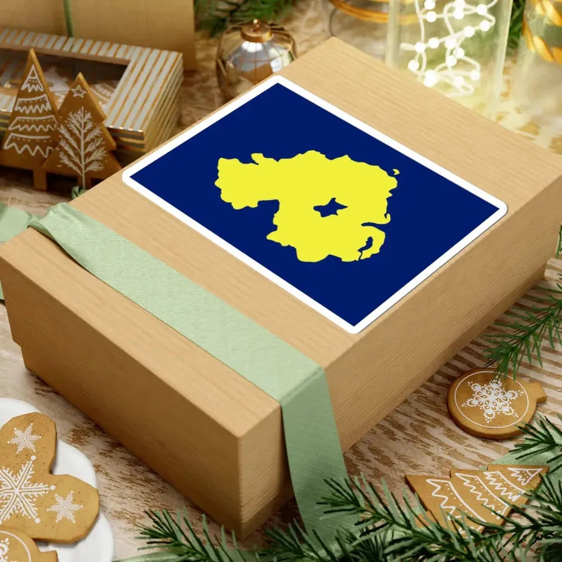 Alliance Northern Ireland flag (Ireland) STICKER Vinyl Kiss-Cut Decal - The Sticker Space