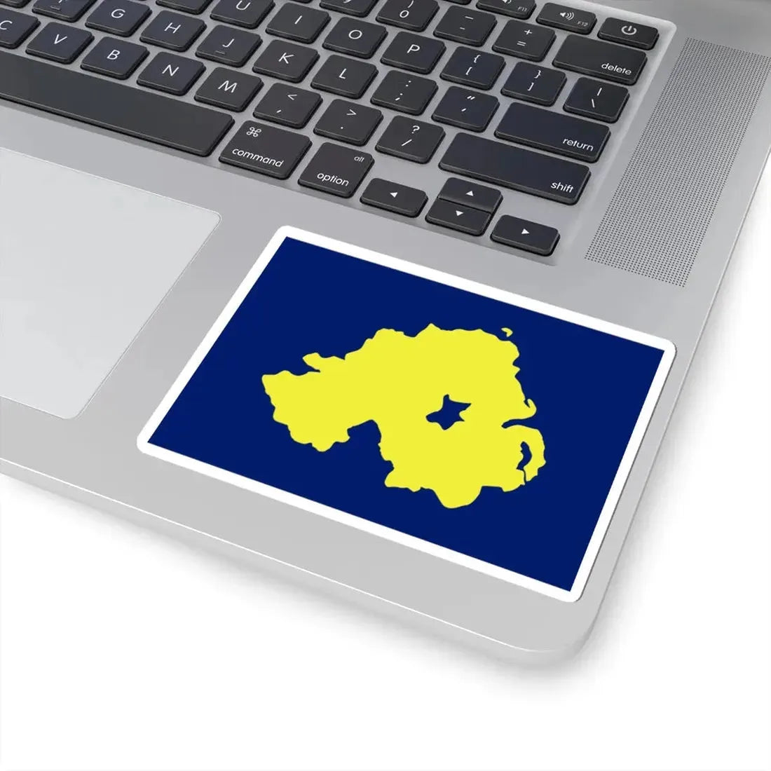 Alliance Northern Ireland flag (Ireland) STICKER Vinyl Kiss-Cut Decal - The Sticker Space