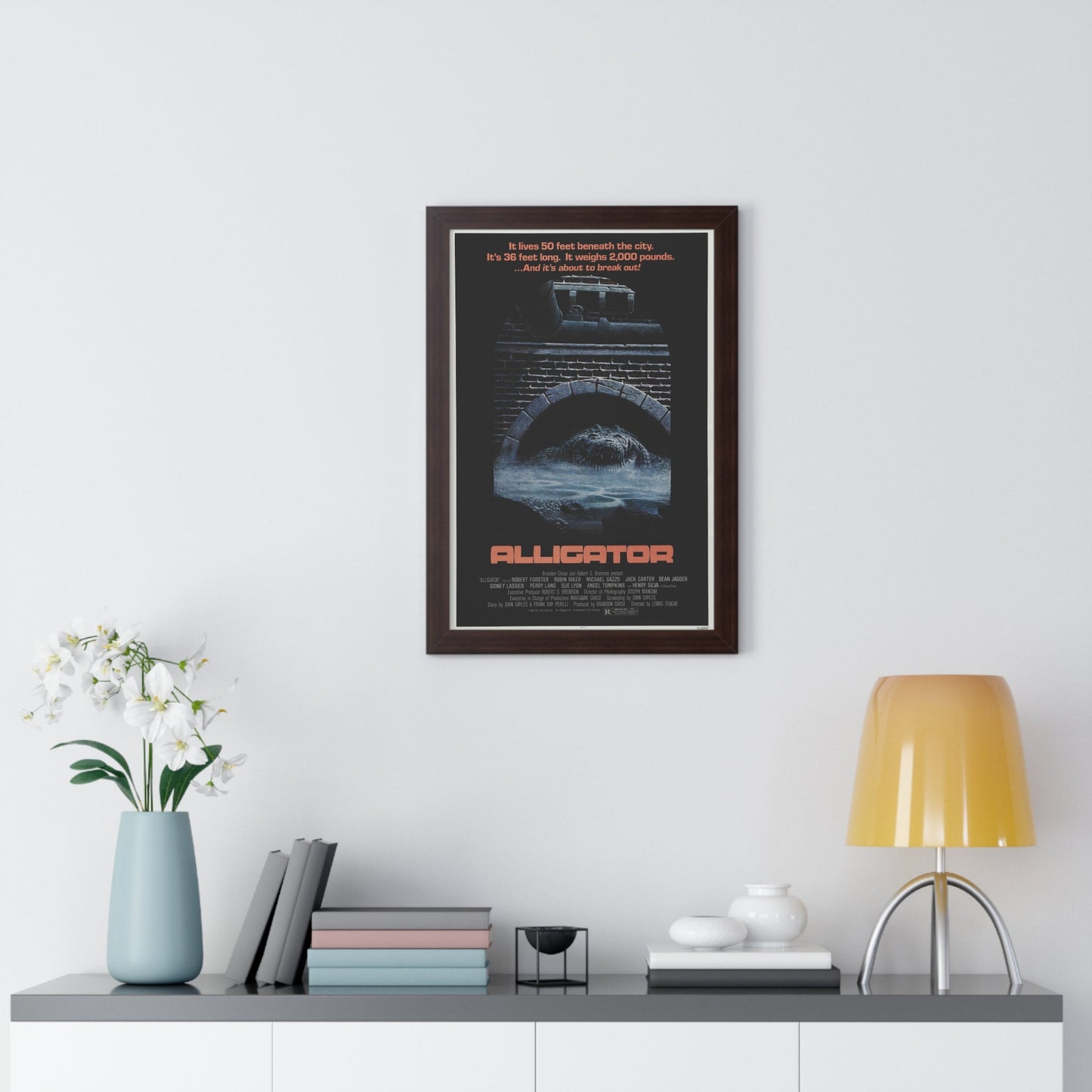 ALLIGATOR 1980 - Framed Movie Poster-The Sticker Space