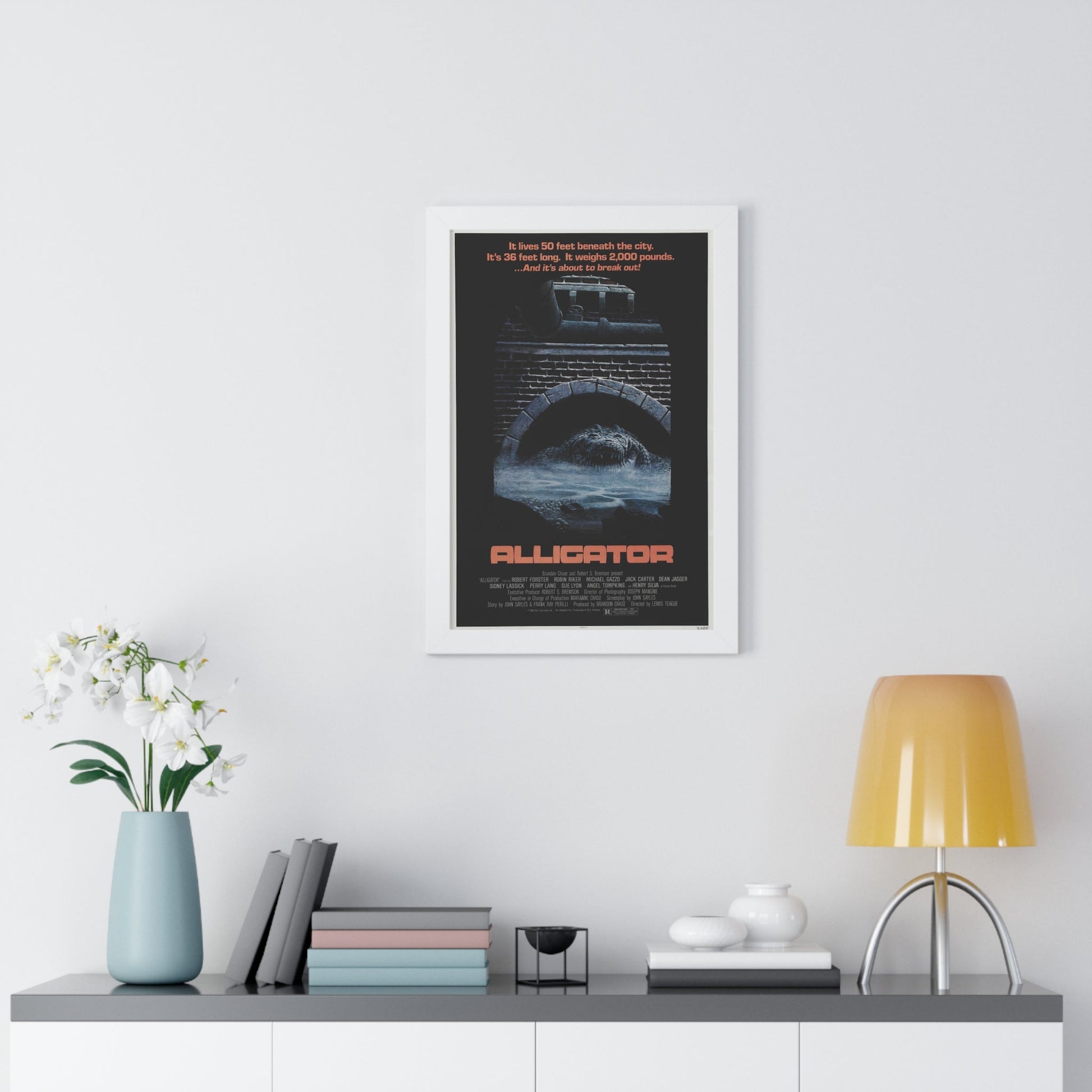 ALLIGATOR 1980 - Framed Movie Poster-The Sticker Space