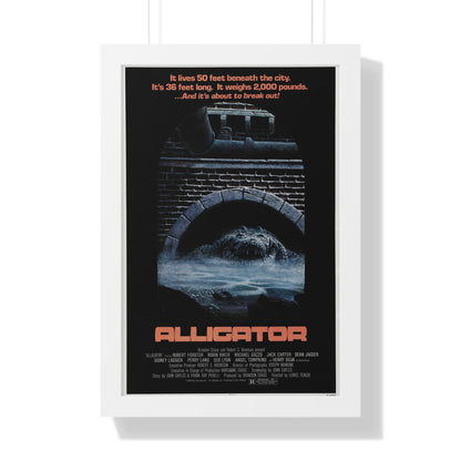 ALLIGATOR 1980 - Framed Movie Poster-16″ x 24″-The Sticker Space