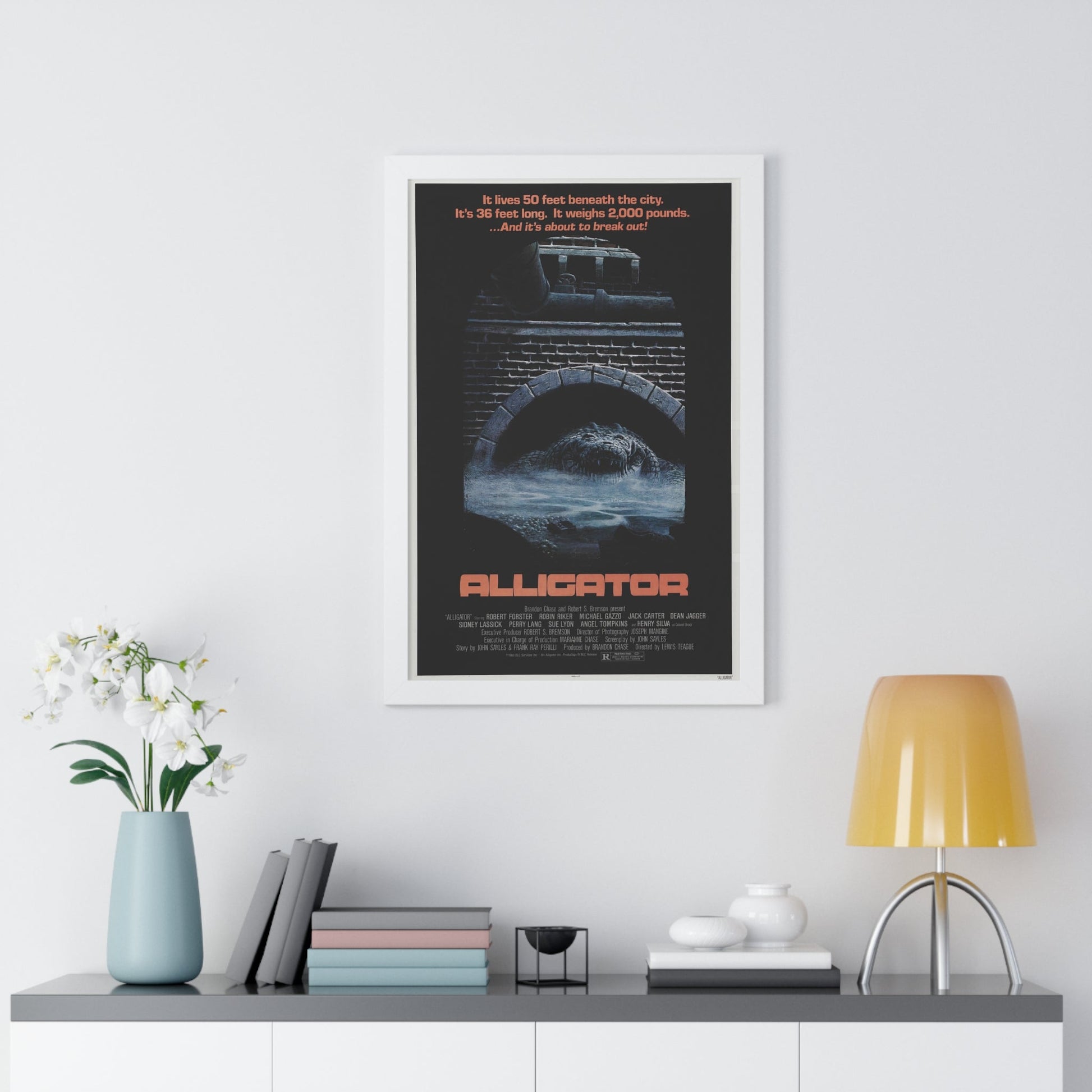 ALLIGATOR 1980 - Framed Movie Poster-The Sticker Space