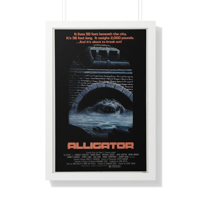 ALLIGATOR 1980 - Framed Movie Poster-20" x 30"-The Sticker Space