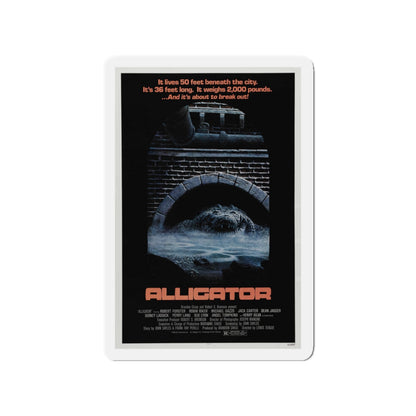 ALLIGATOR 1980 Movie Poster - Die-Cut Magnet-3" x 3"-The Sticker Space