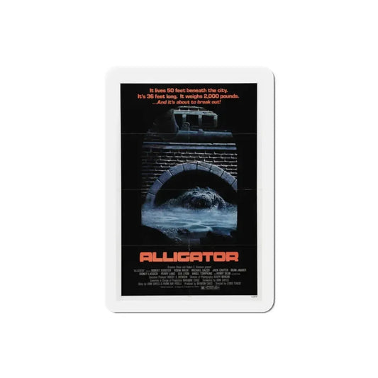Alligator 1980 Movie Poster Refrigerator Magnet 2 Inch - The Sticker Space
