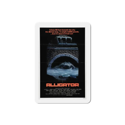 Alligator 1980 Movie Poster Refrigerator Magnet 2 Inch - The Sticker Space