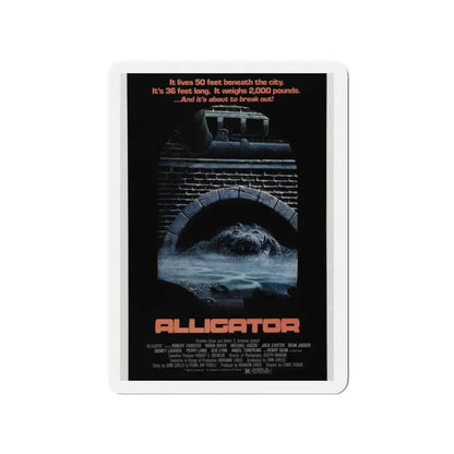 ALLIGATOR 1980 Movie Poster - Refrigerator Magnet 2 Inch - The Sticker Space