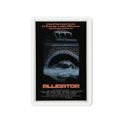 ALLIGATOR 1980 Movie Poster - Refrigerator Magnet 3 Inch - The Sticker Space