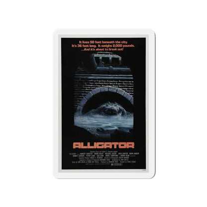 ALLIGATOR 1980 Movie Poster - Refrigerator Magnet 4 Inch - The Sticker Space