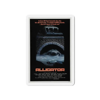 ALLIGATOR 1980 Movie Poster - Refrigerator Magnet 5 Inch - The Sticker Space