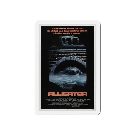ALLIGATOR 1980 Movie Poster - Refrigerator Magnet 6 Inch - The Sticker Space