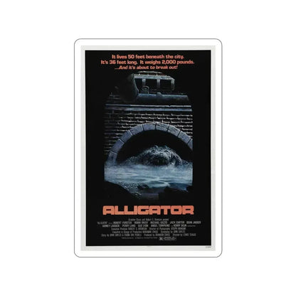 ALLIGATOR 1980 Movie Poster STICKER Vinyl Die-Cut Decal 5 Inch - The Sticker Space