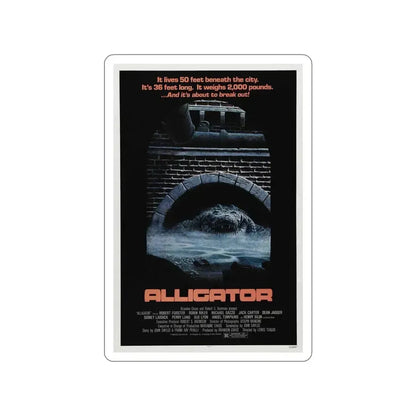 ALLIGATOR 1980 Movie Poster STICKER Vinyl Die-Cut Decal 6 Inch - The Sticker Space