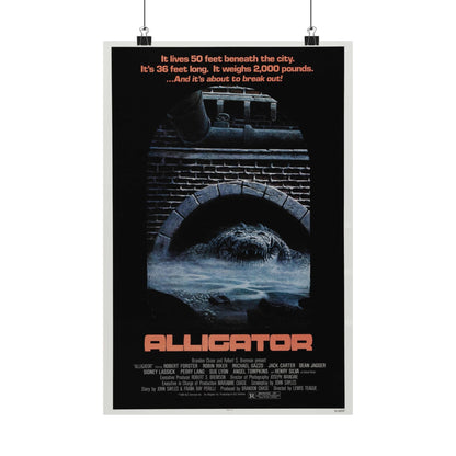 ALLIGATOR 1980 - Paper Movie Poster-12″ x 18″-The Sticker Space