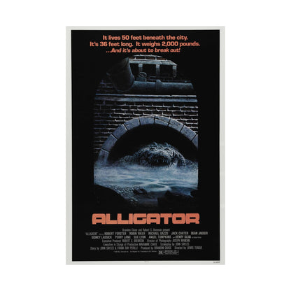 ALLIGATOR 1980 - Paper Movie Poster-The Sticker Space