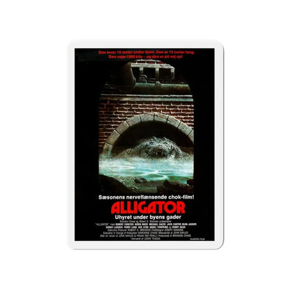 ALLIGATOR (DANISH) 1980 Movie Poster - Refrigerator Magnet 4 Inch - The Sticker Space