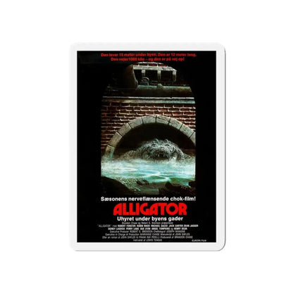 ALLIGATOR (DANISH) 1980 Movie Poster - Refrigerator Magnet 5 Inch - The Sticker Space