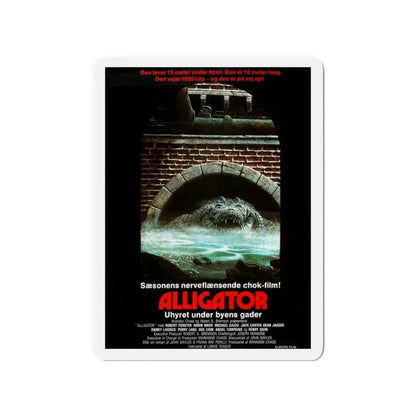 ALLIGATOR (DANISH) 1980 Movie Poster - Refrigerator Magnet - The Sticker Space