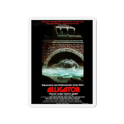 ALLIGATOR (DANISH) 1980 Movie Poster - Refrigerator Magnet - The Sticker Space