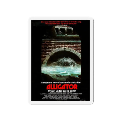 ALLIGATOR (DANISH) 1980 Movie Poster - Refrigerator Magnet - The Sticker Space