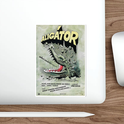 ALLIGATOR (POLISH) 1980 Movie Poster STICKER Vinyl Die-Cut Decal-The Sticker Space