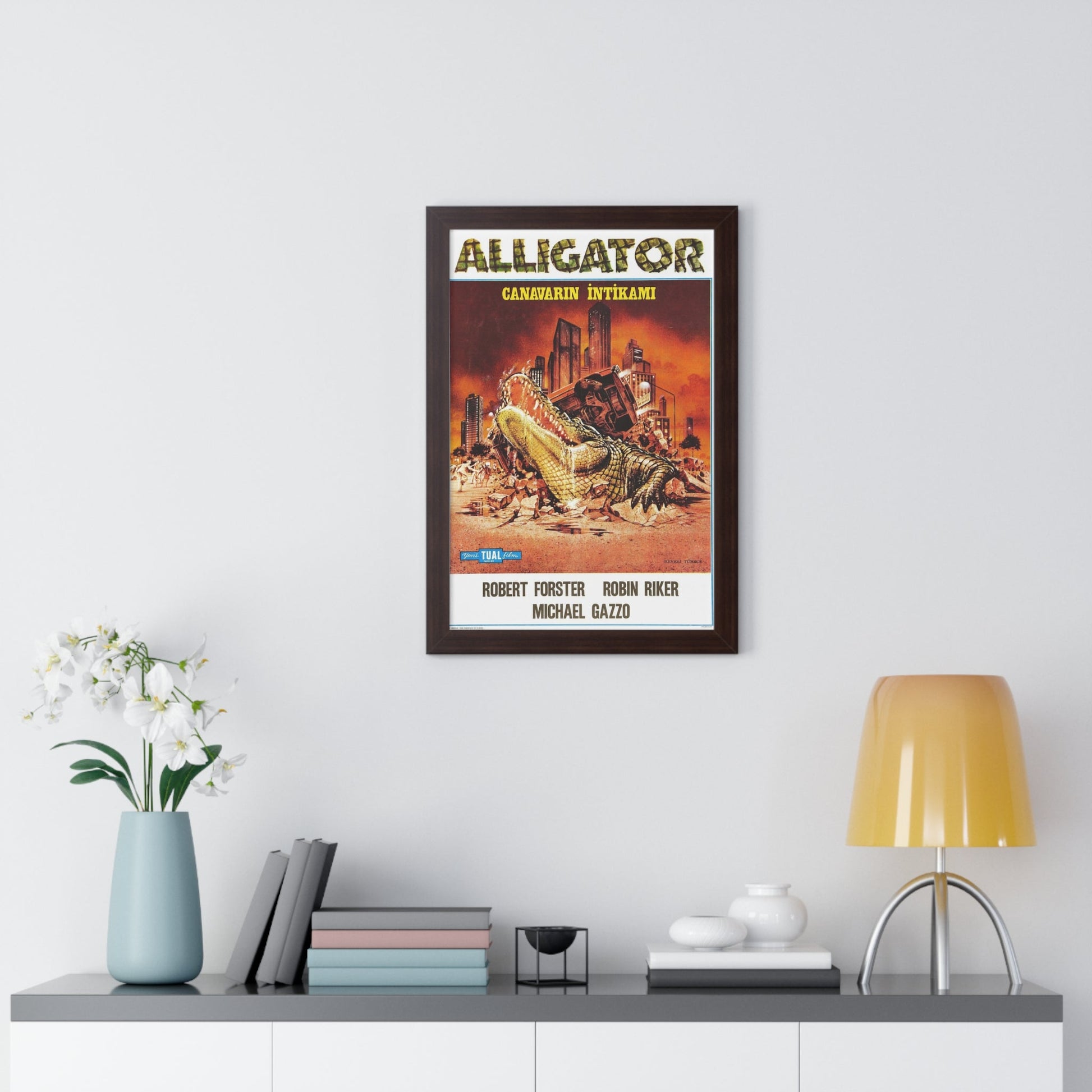 ALLIGATOR (TURKISH) 1980 - Framed Movie Poster-The Sticker Space