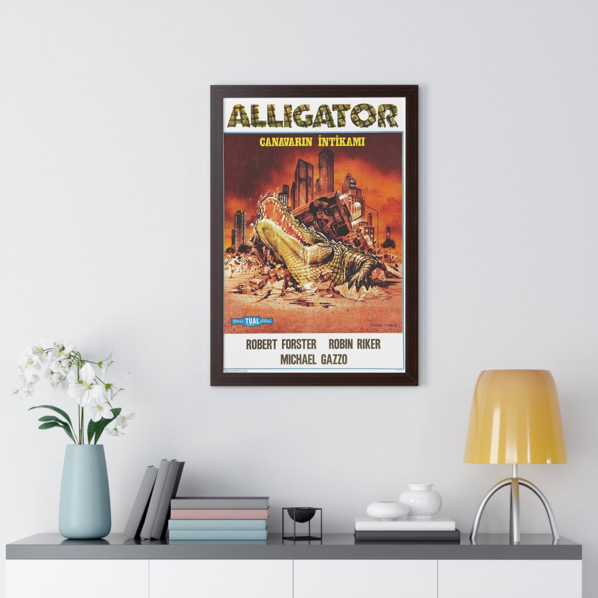 ALLIGATOR (TURKISH) 1980 - Framed Movie Poster-The Sticker Space