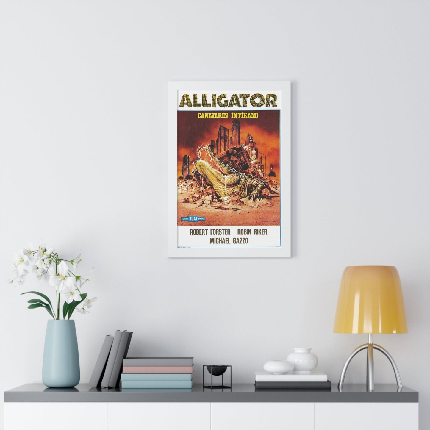 ALLIGATOR (TURKISH) 1980 - Framed Movie Poster-The Sticker Space