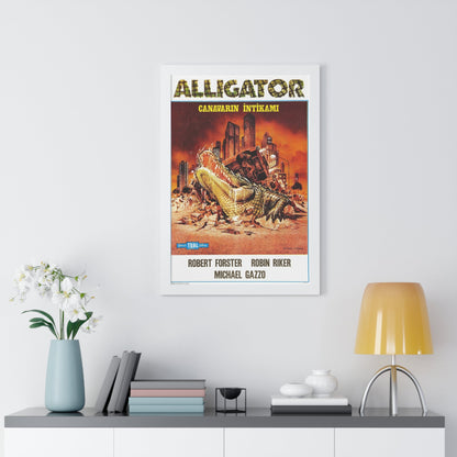 ALLIGATOR (TURKISH) 1980 - Framed Movie Poster-The Sticker Space