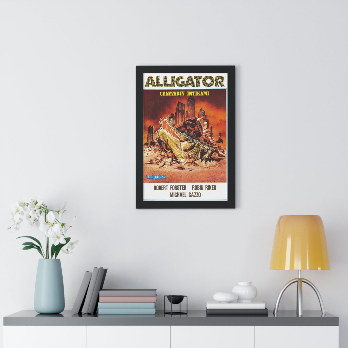 ALLIGATOR (TURKISH) 1980 - Framed Movie Poster-The Sticker Space