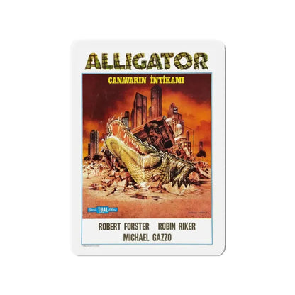 ALLIGATOR (TURKISH) 1980 Movie Poster - Refrigerator Magnet - The Sticker Space