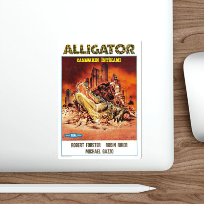 ALLIGATOR (TURKISH) 1980 Movie Poster STICKER Vinyl Die-Cut Decal-The Sticker Space