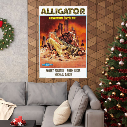 ALLIGATOR (TURKISH) 1980 - Paper Movie Poster-The Sticker Space