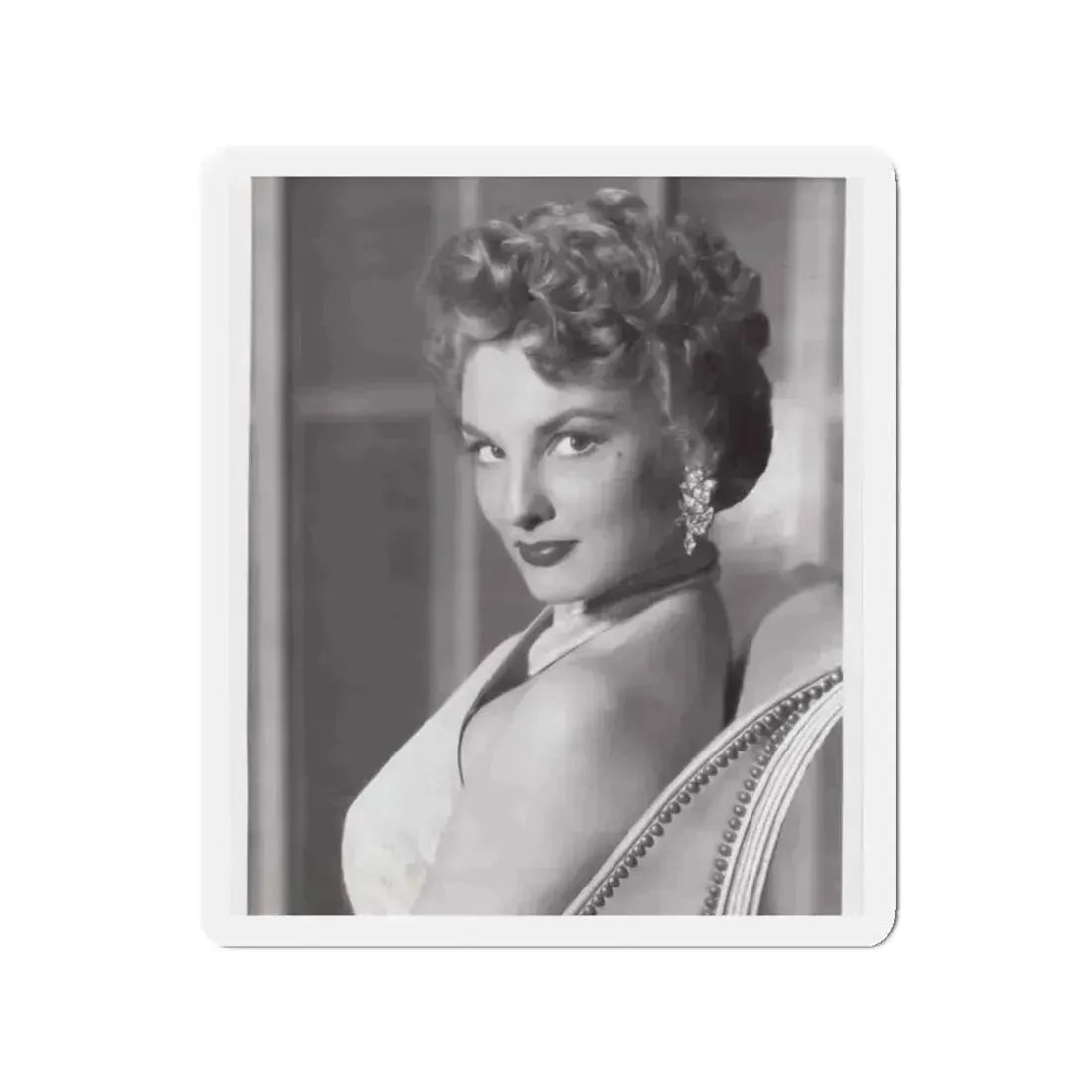 Allison Hayes #129 (Vintage Female Icon) Refrigerator Magnet 2 Inch Die-Cut - The Sticker Space