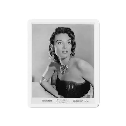 Allison Hayes #152 - Upper Body 8x10 B&W HQ Photo Re-Print for ''The Disembodied'' '57 Glamour Promo Photo (Vintage Female Icon) Refrigerator Magnet 6 Inch Die-Cut - The Sticker Space