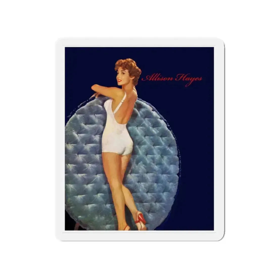 Allison Hayes #163 (Vintage Female Icon) Refrigerator Magnet 3 Inch Die-Cut - The Sticker Space