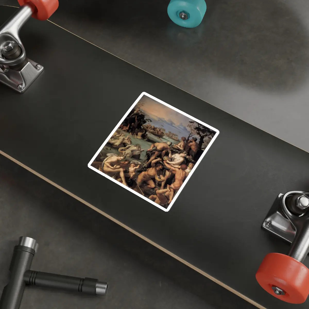 SKU:15194390848467338715 Sticker types:White Shape:Die-Cut Sizes:5" × 5"