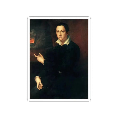 ALLORI, Alessandro - Portrait of a Young Man (Artwork) STICKER Vinyl Die-Cut Decal White Die-Cut 4 Inch - The Sticker Space