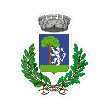 Almenno San Bartolomeo-Stemma (Italy) (Coat of Arms) STICKER Vinyl Kiss-Cut Decal 3 Inch White - The Sticker Space